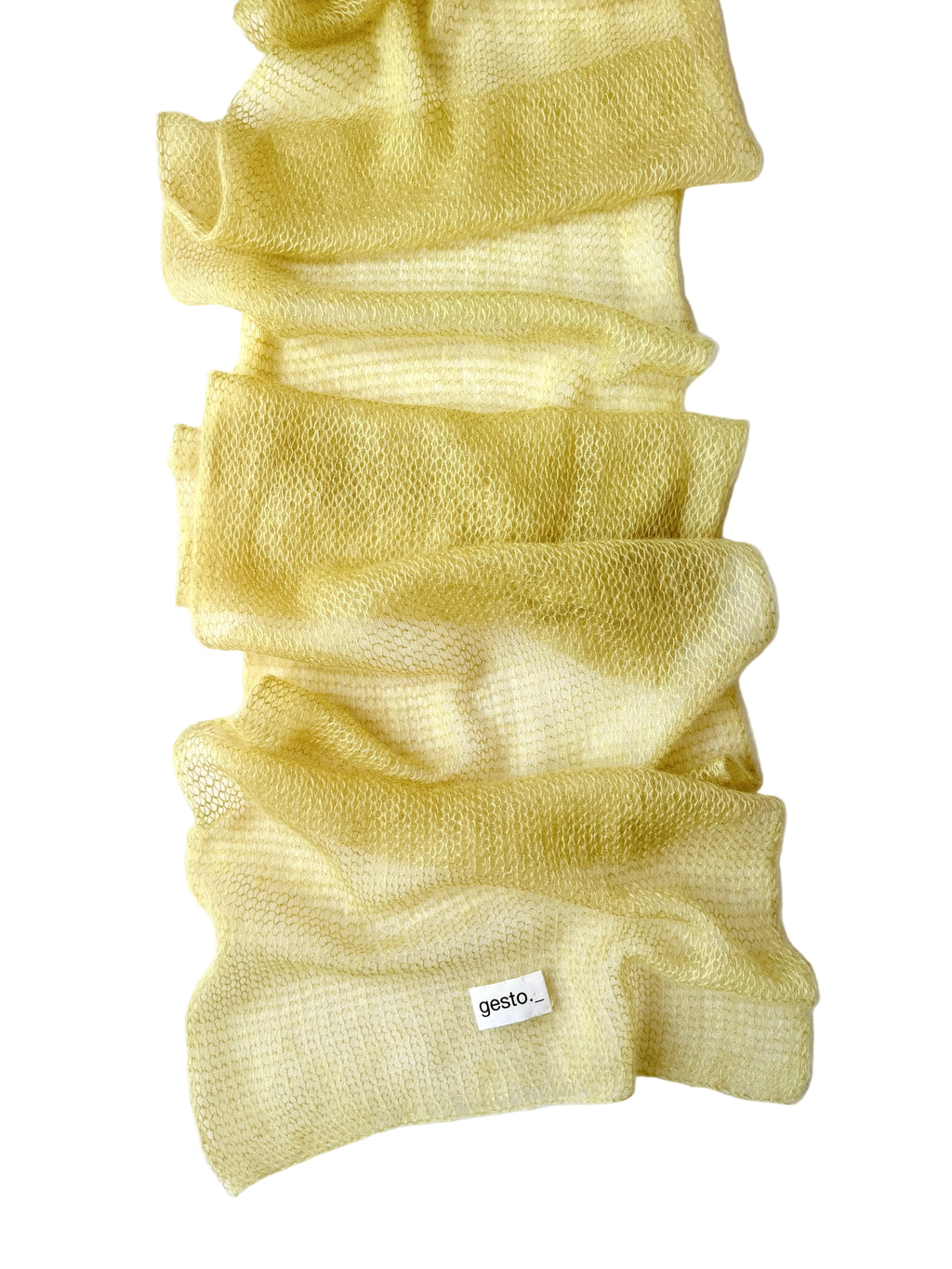 echarpe de mohair y seda _ mediano _ cebolla