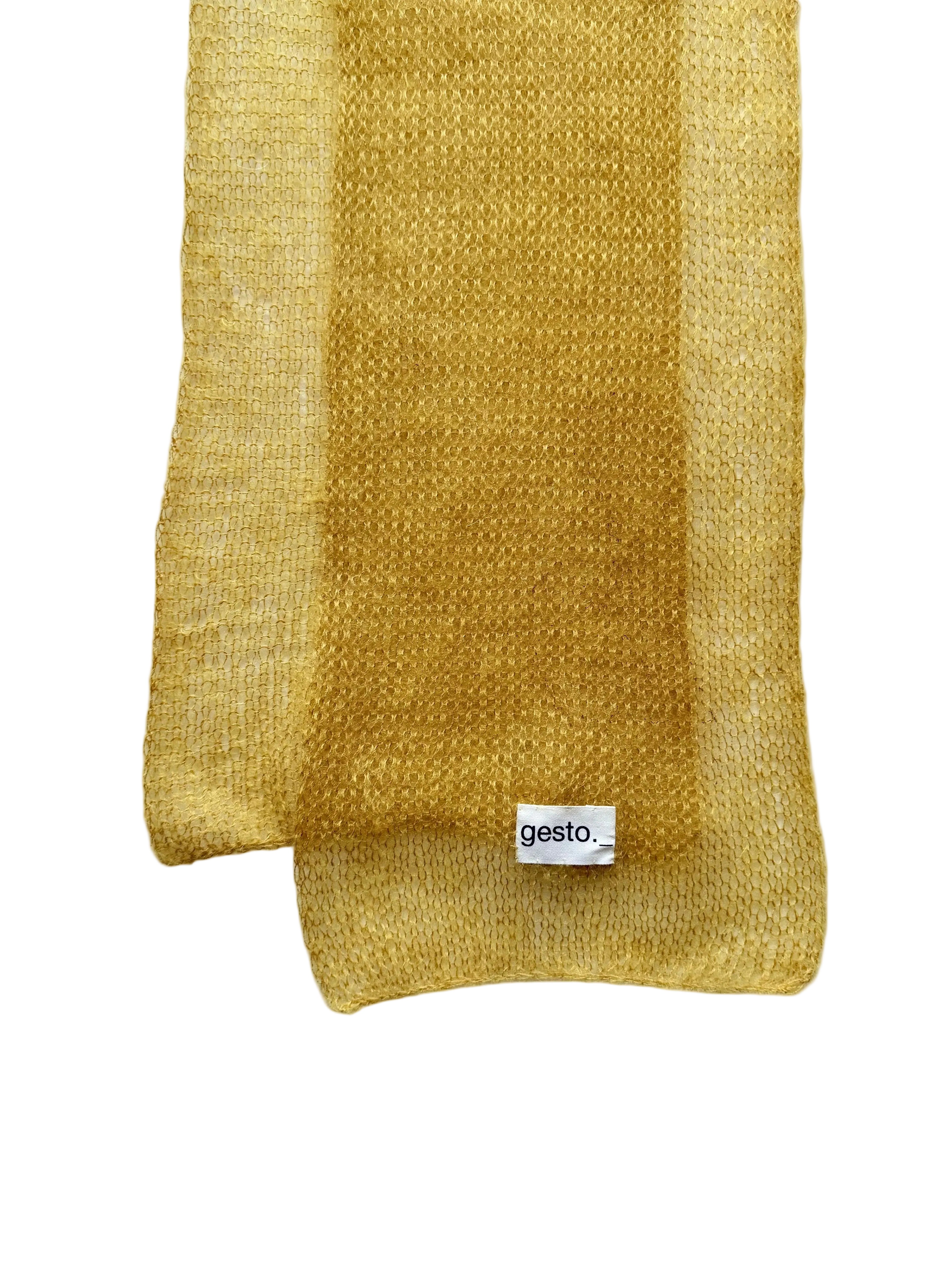 echarpe de mohair y seda _ pequeño _ cebolla