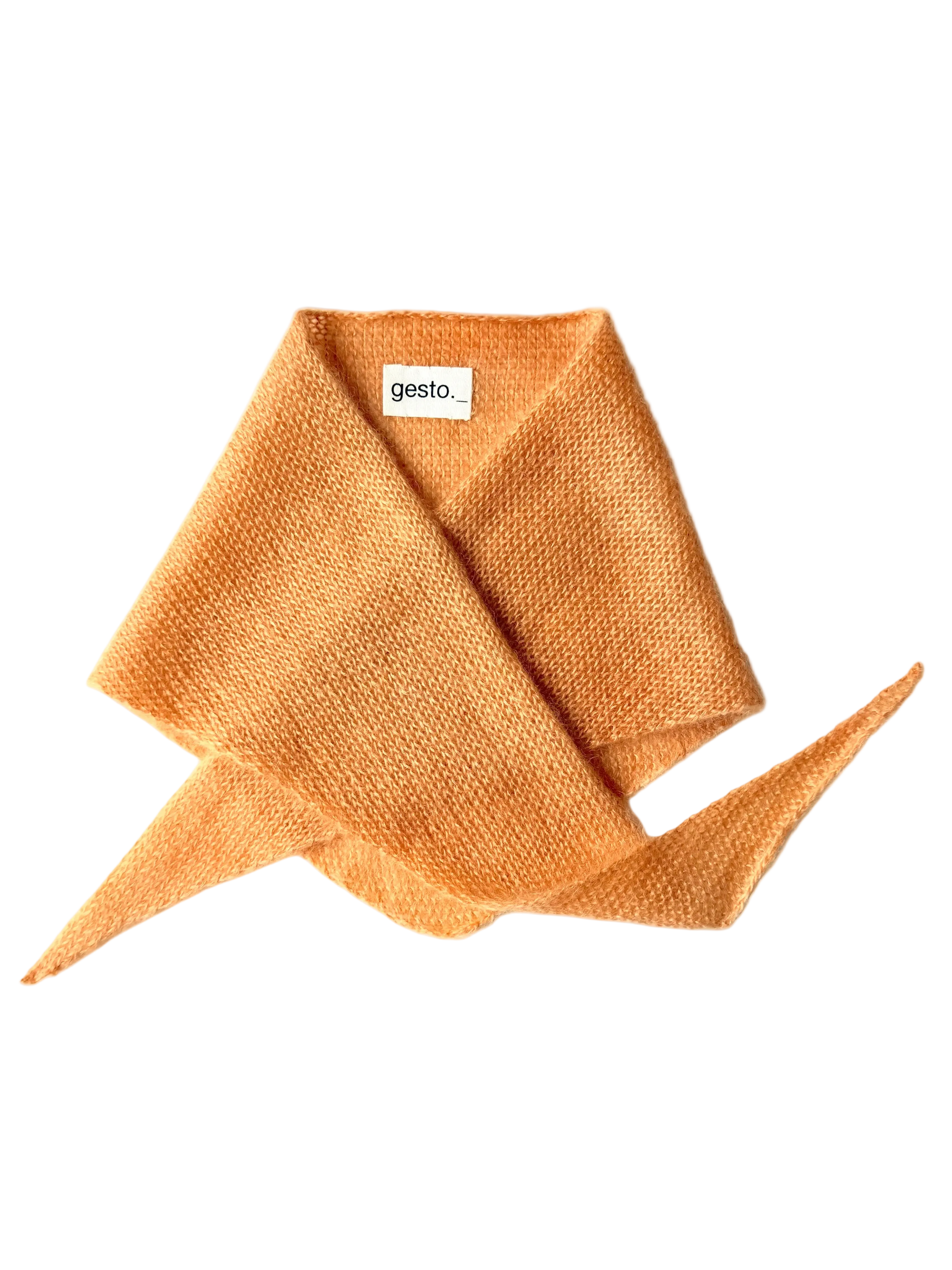 pañoleta de mohair y seda con tintes naturales _ rubia