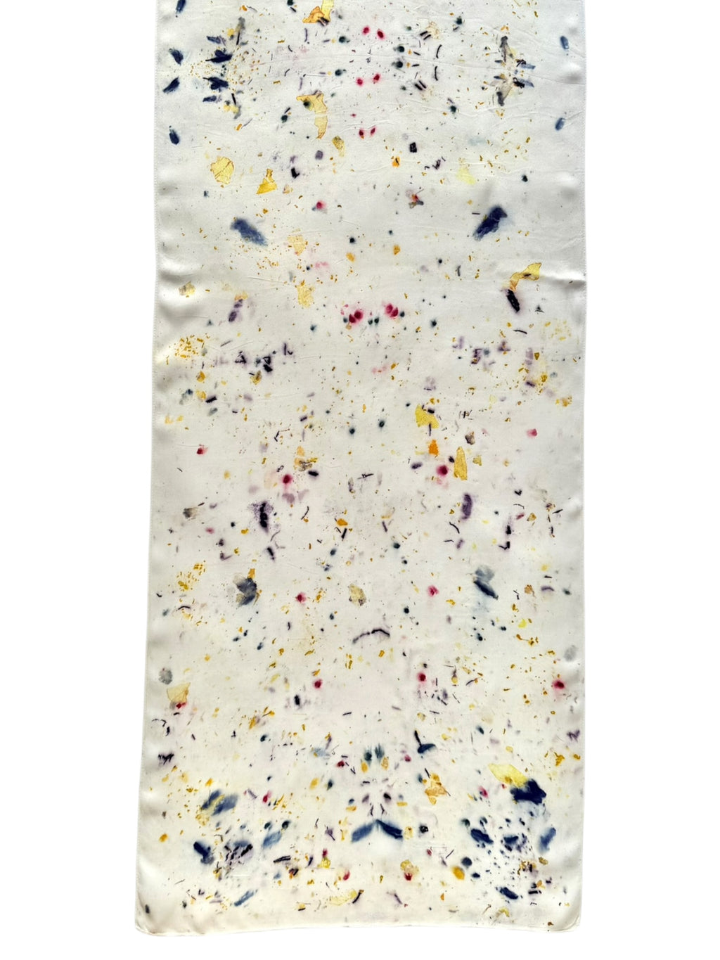 picnic #11 _ pañuelo de seda con estampación botánica / 180x44 cm.