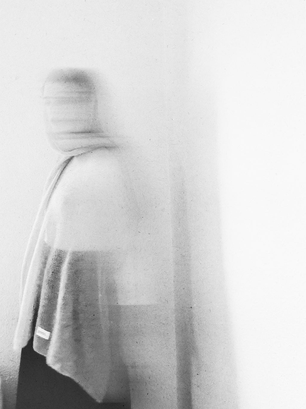 echarpe de mohair y seda con tintes naturales _ grande _ manzanilla