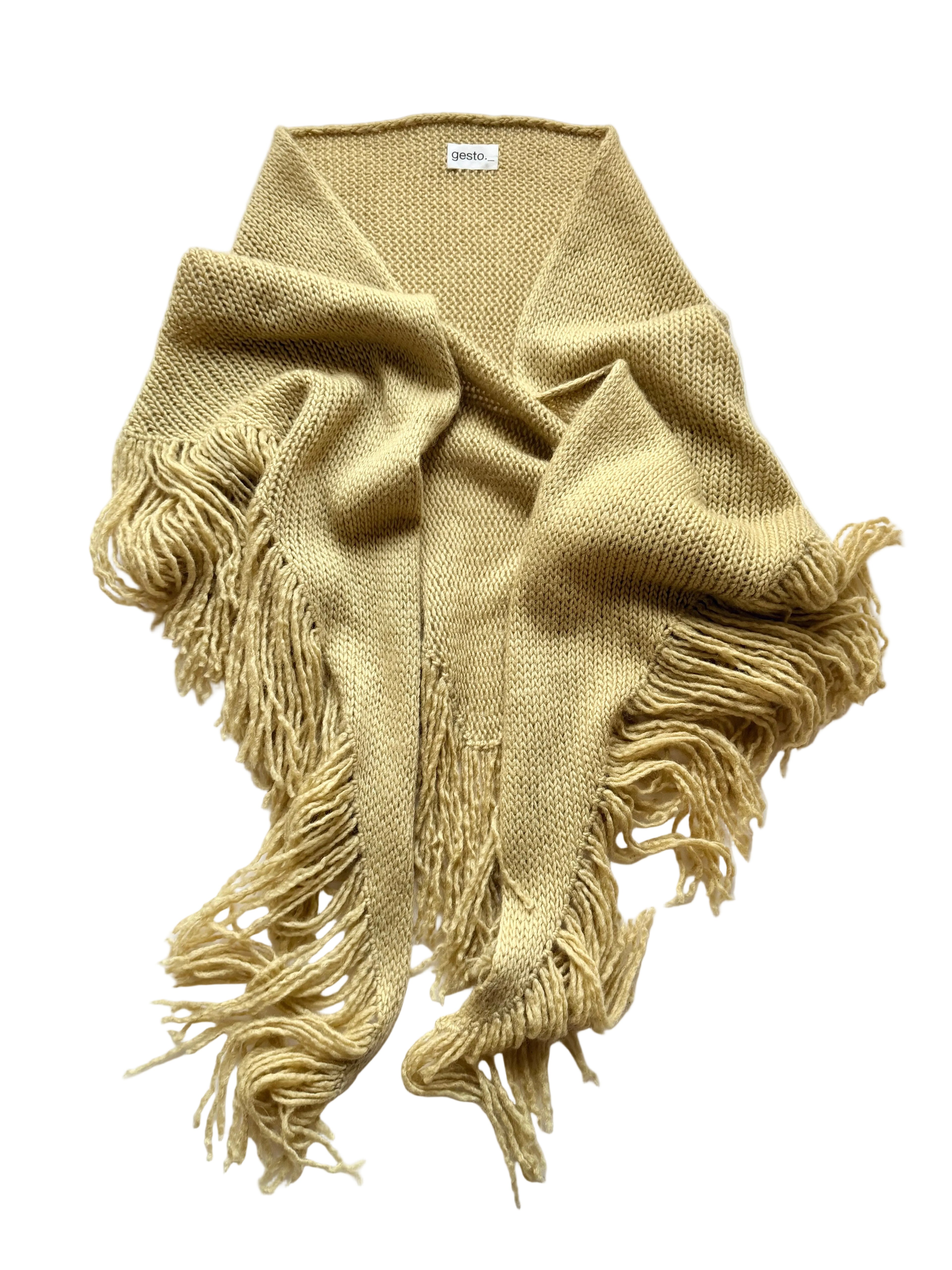 toquilla de lana y seda con tintes naturales _ hierro