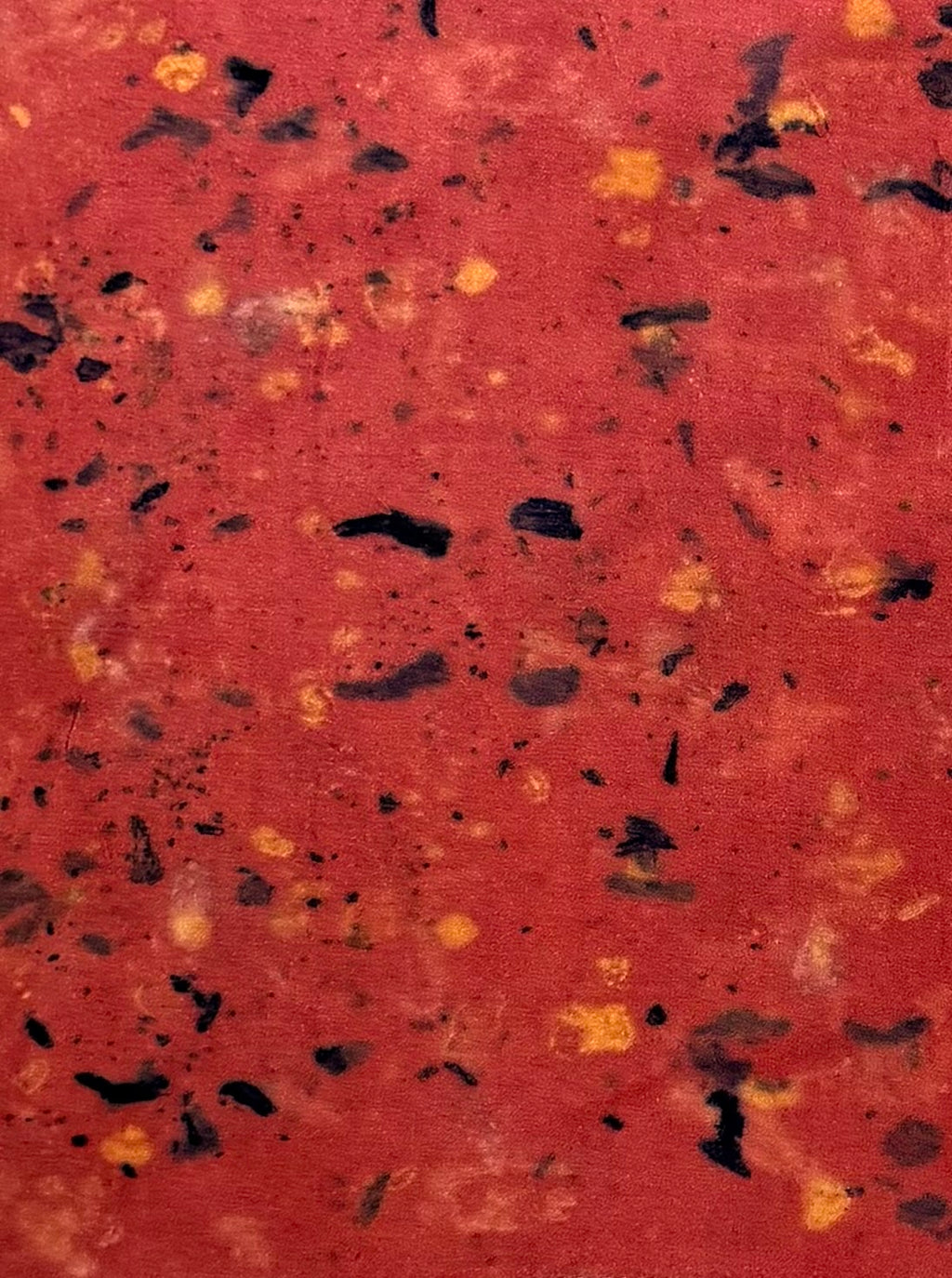 tinto #1 _ pañuelo de seda con estampación botánica / 53x53 cm.