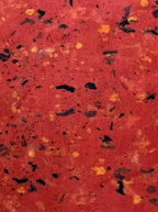 tinto #1 _ pañuelo de seda con estampación botánica / 53x53 cm.
