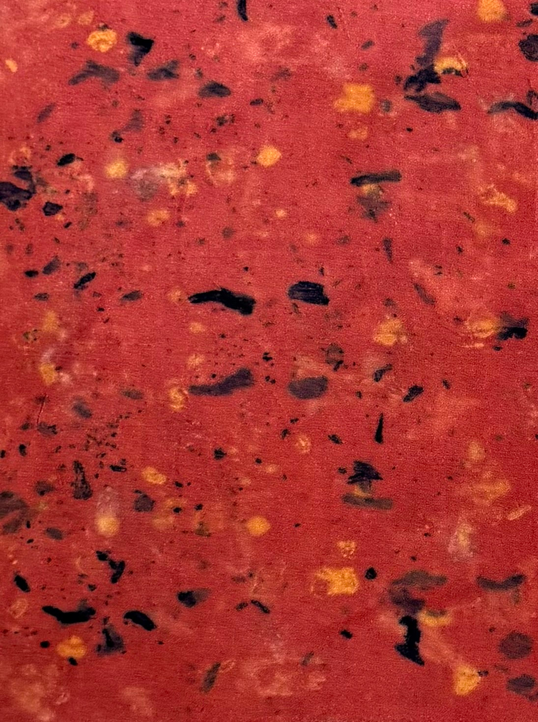 tinto #1 _ pañuelo de seda con estampación botánica / 53x53 cm.