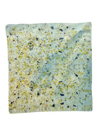 lago #1 _ pañuelo de algodón y seda con estampación botánica / 53x53 cm.
