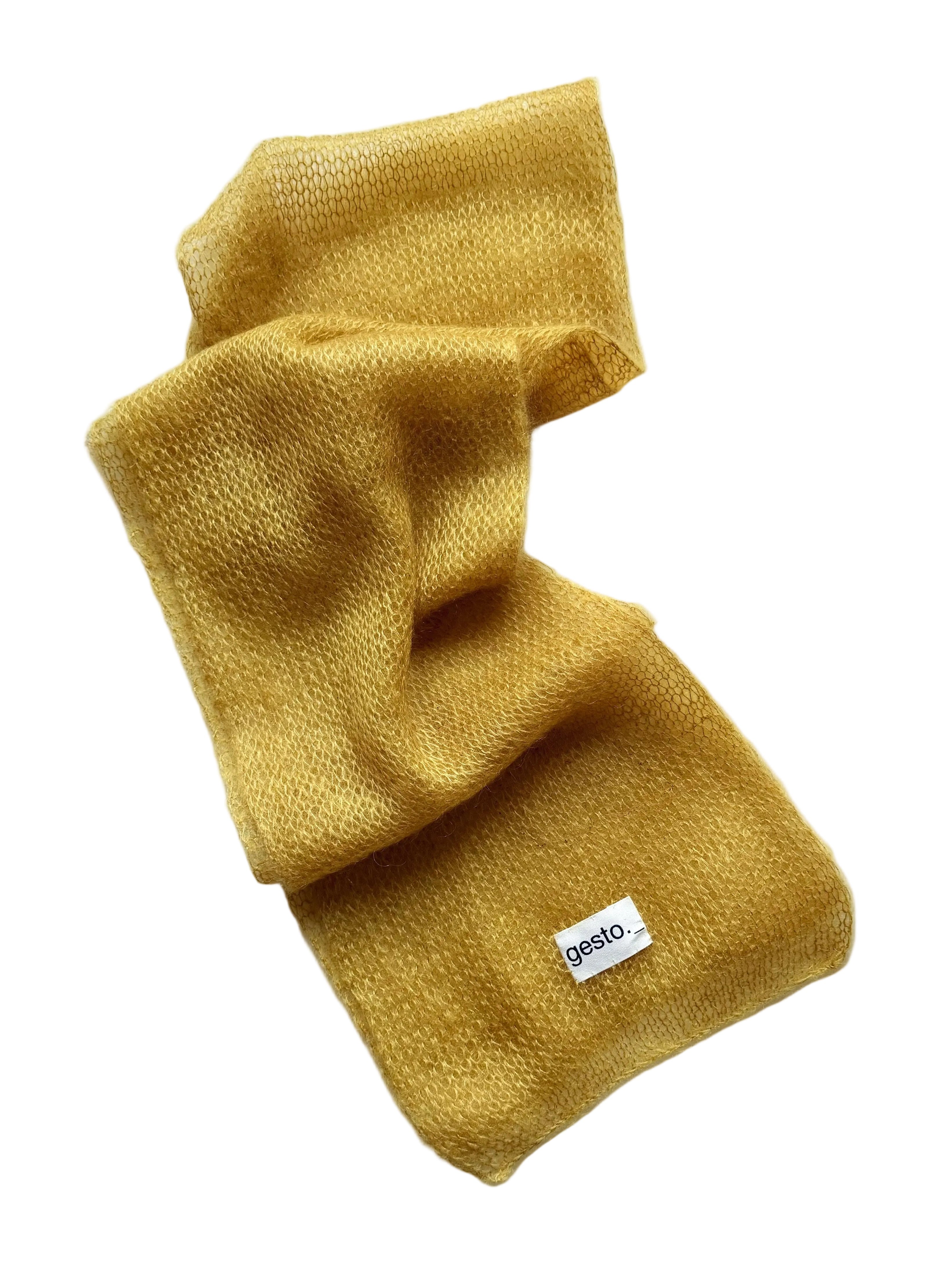 echarpe de mohair y seda _ pequeño _ cebolla