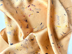infusión #1 _ pañuelo de seda con estampación botánica / 53x53 cm.