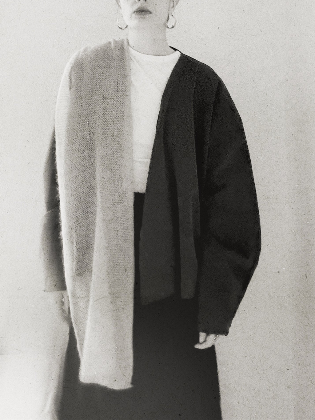 echarpe de mohair y seda _ mediano _ cebolla