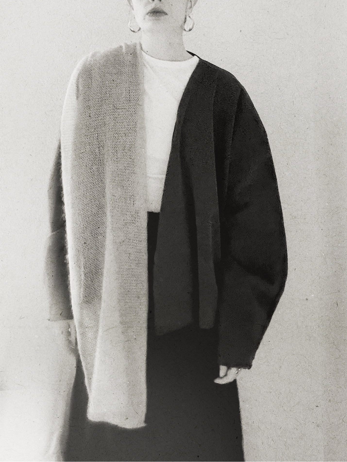 echarpe de mohair y seda _ mediano _ cebolla