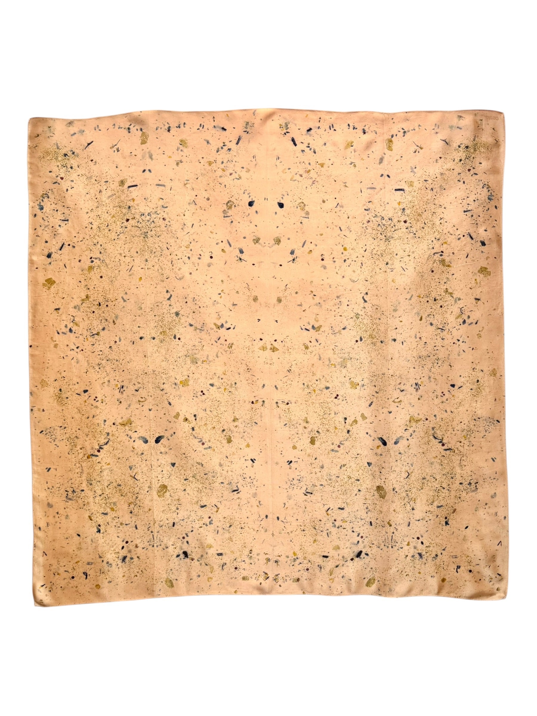 vitamina #3 _ pañuelo de seda con estampación botánica / 90x90 cm.