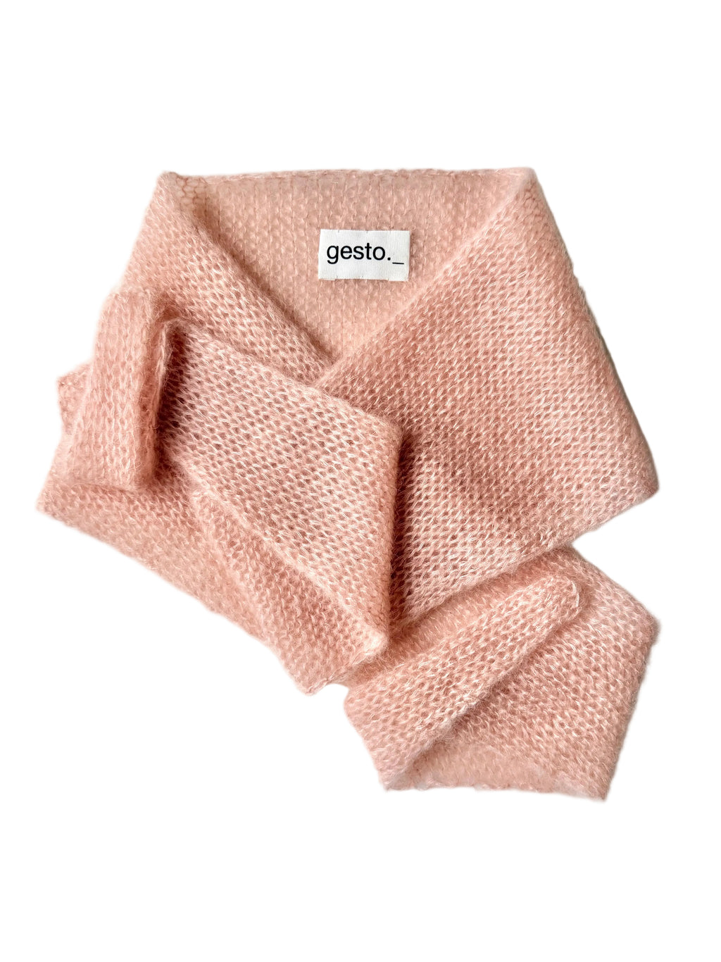 pañoleta de mohair y seda con tintes naturales _ sándalo