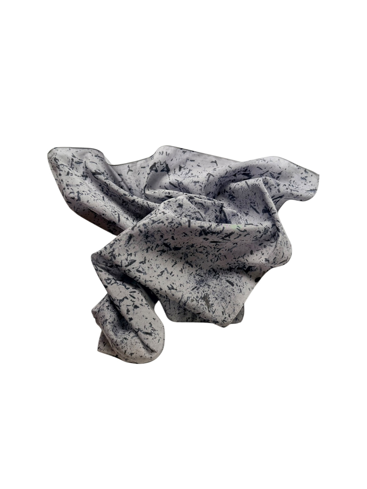 viento _ pañuelo de seda con estampación botánica / varios modelos