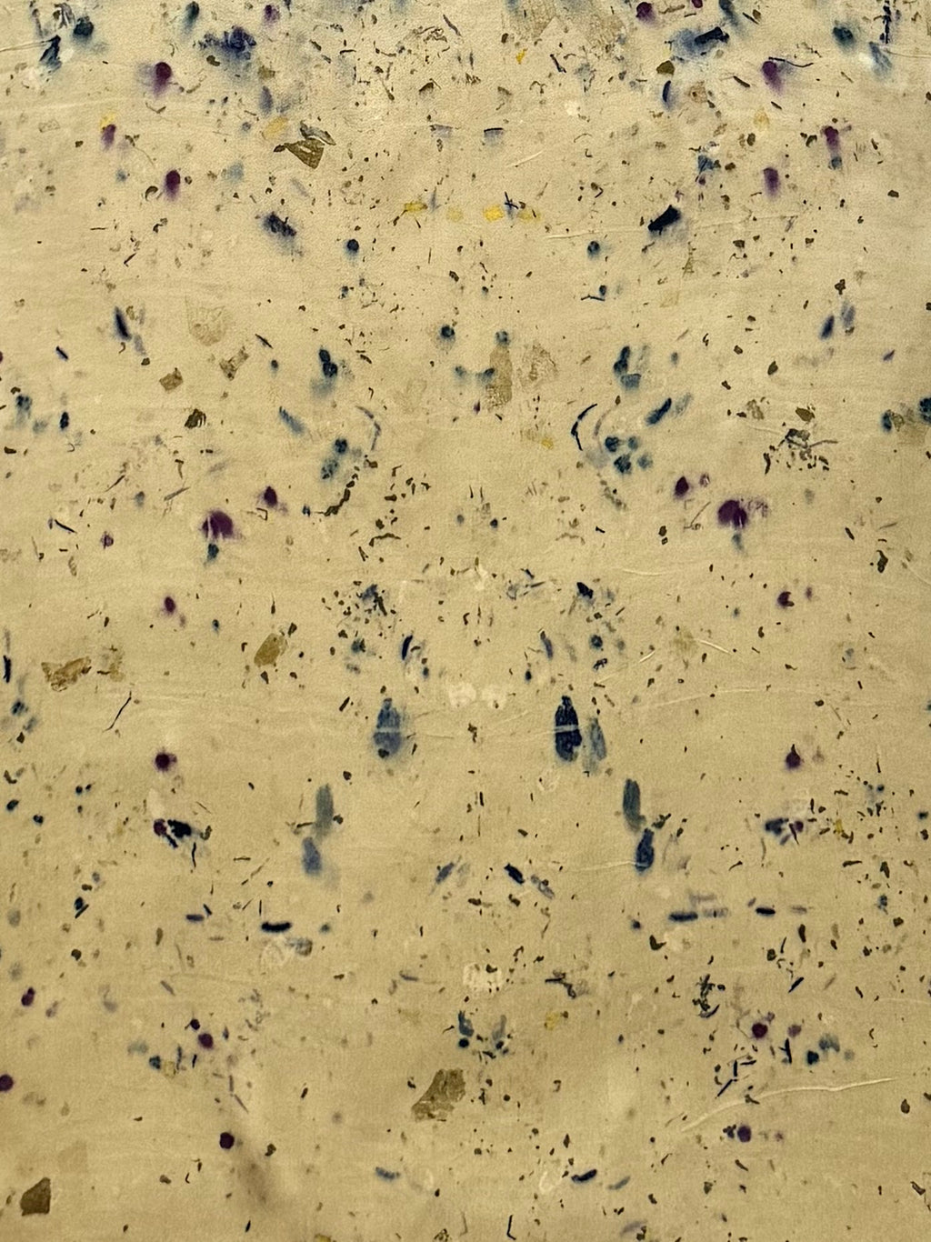 lumbre #5 _ pañuelo de seda con estampación botánica / 180x44 cm.