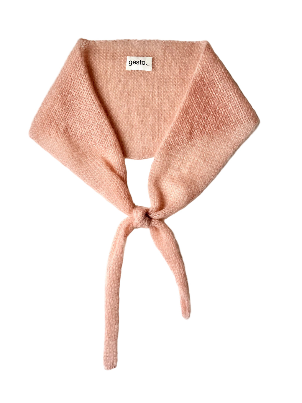 pañoleta de mohair y seda con tintes naturales _ sándalo