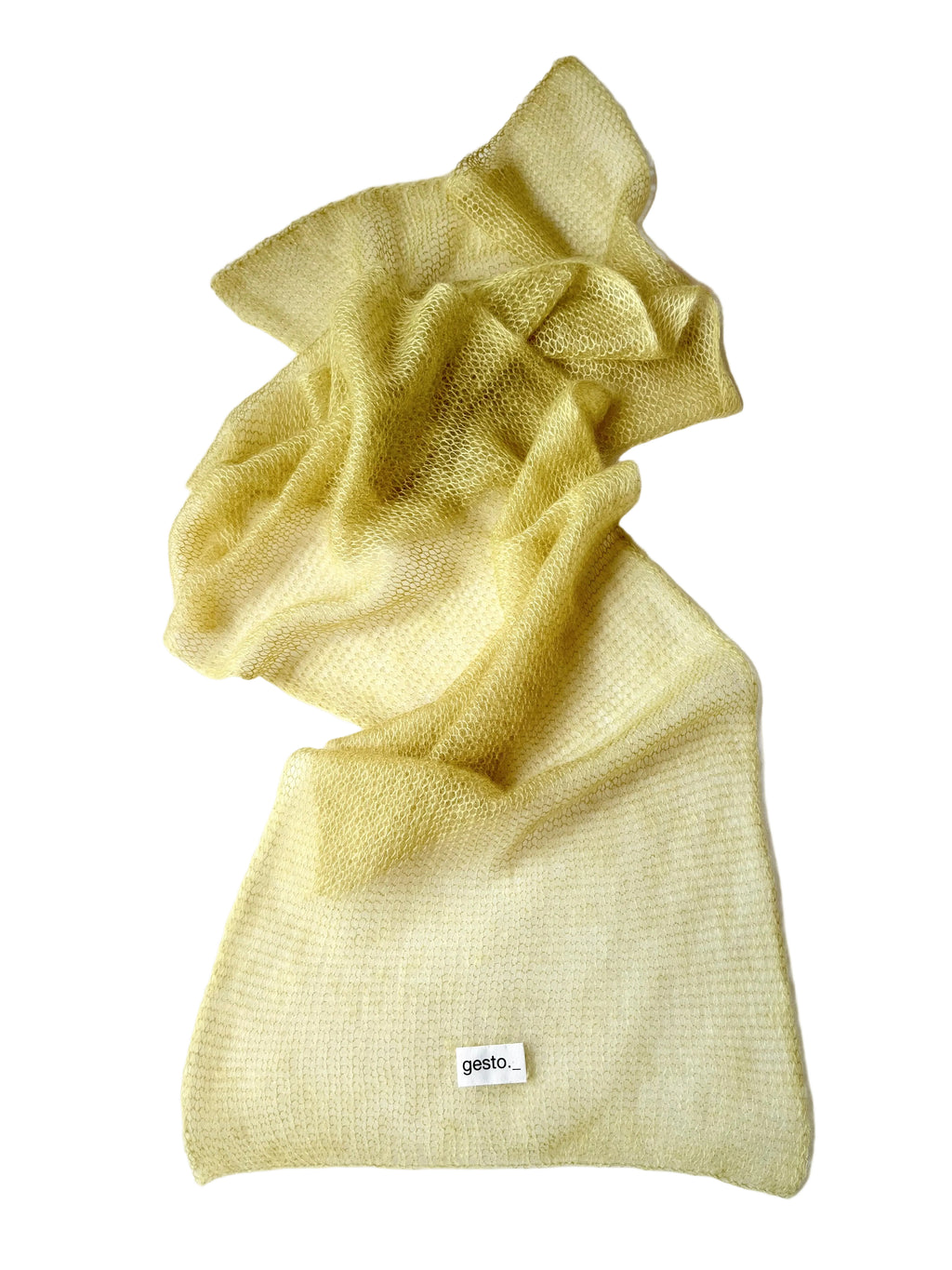 echarpe de mohair y seda _ mediano _ cebolla