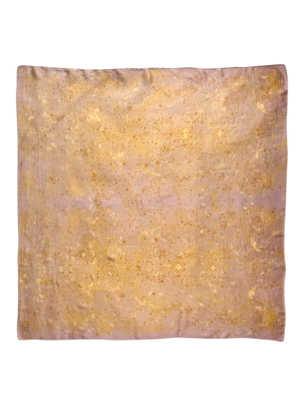 tierra #2 _ pañuelo de seda con estampación botánica / 90x90 cm.