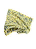 musgo #1 _ pañuelo de algodón y seda con estampación botánica / 53x53 cm.