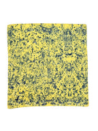 musgo #1 _ pañuelo de algodón y seda con estampación botánica / 53x53 cm.