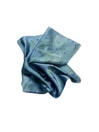 corriente #1 _ pañuelo de seda con estampación botánica / 53x53 cm.