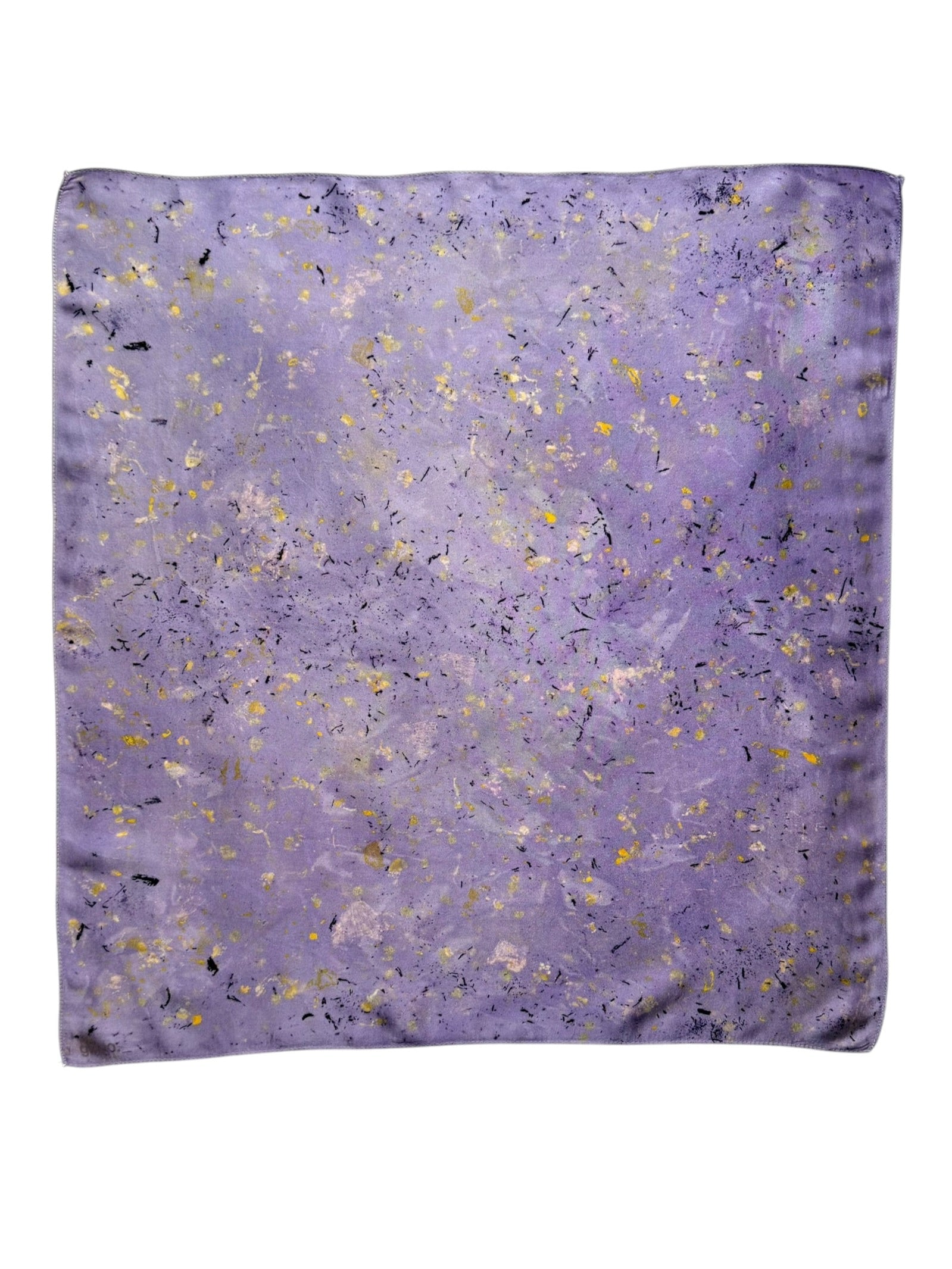 lumen #3 _ pañuelo de seda con estampación botánica / 53x53 cm.