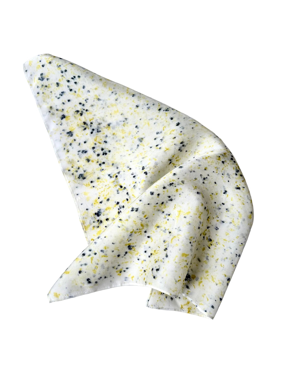 fiesta #4 _ pañuelo de seda con estampación botánica / 45x45 cm.