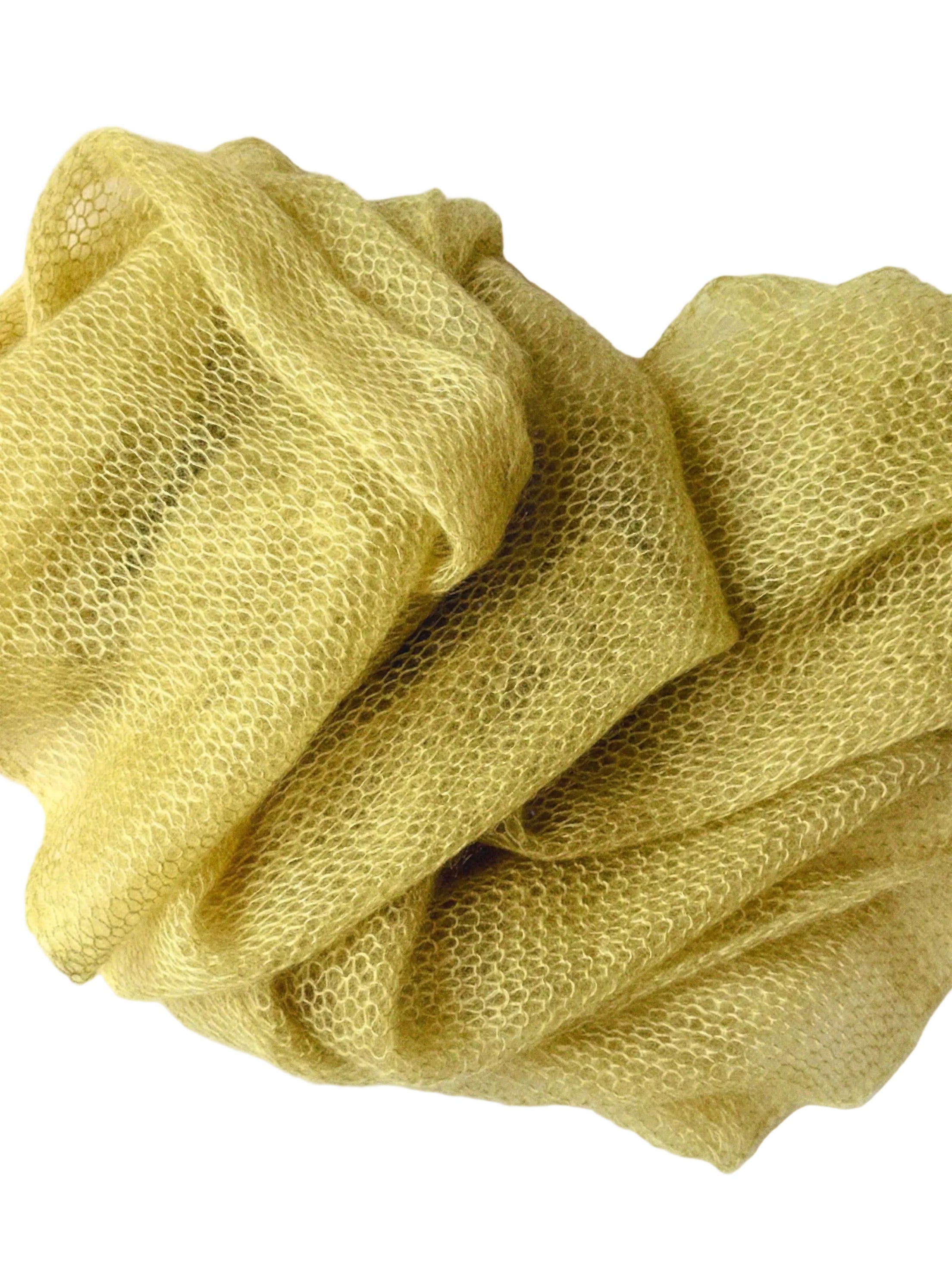 echarpe de mohair y seda _ mediano _ cebolla