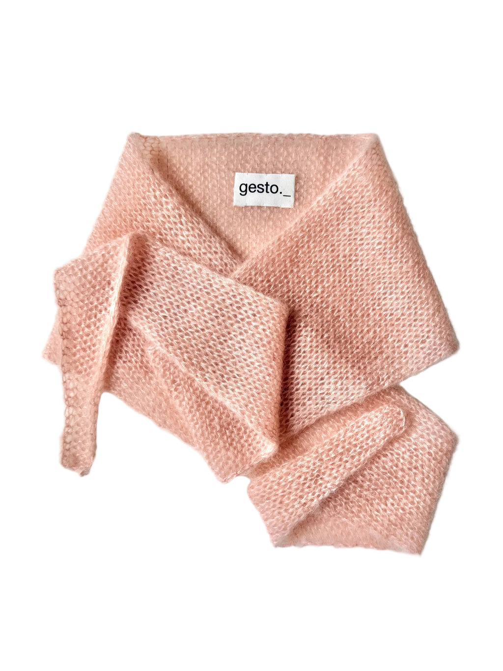 pañoleta de mohair y seda con tintes naturales _ sándalo