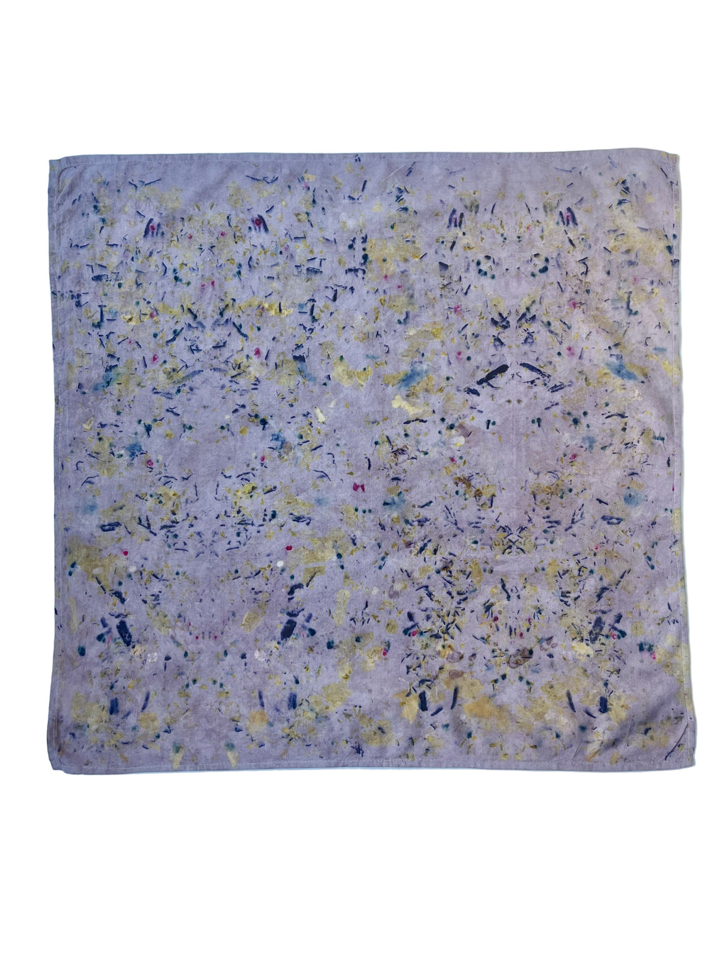 fase #1 _ pañuelo de algodón con estampación botánica / 55x55 cm.