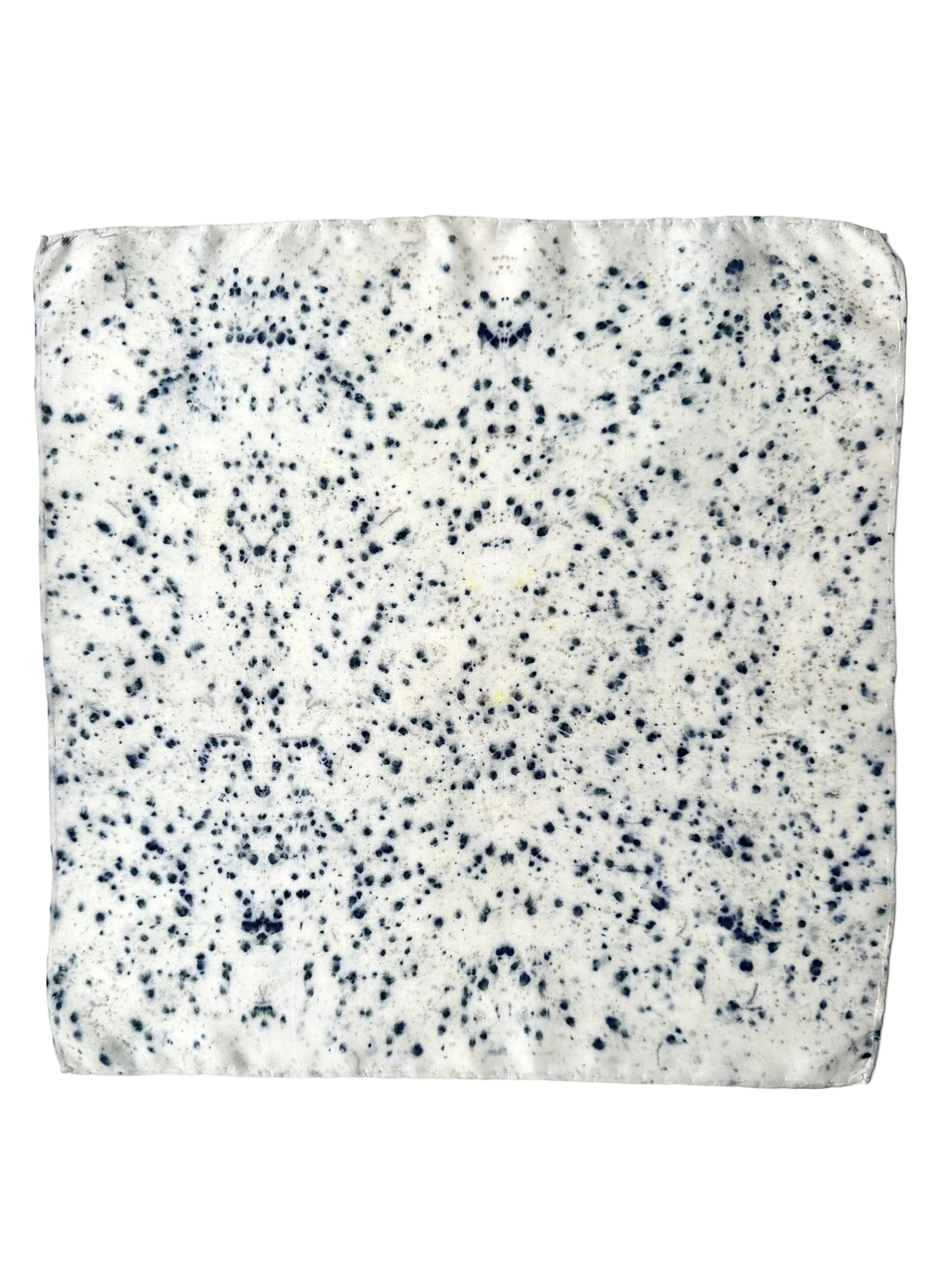 nana #2 _ pañuelo de seda con estampación botánica / 45x45 cm.