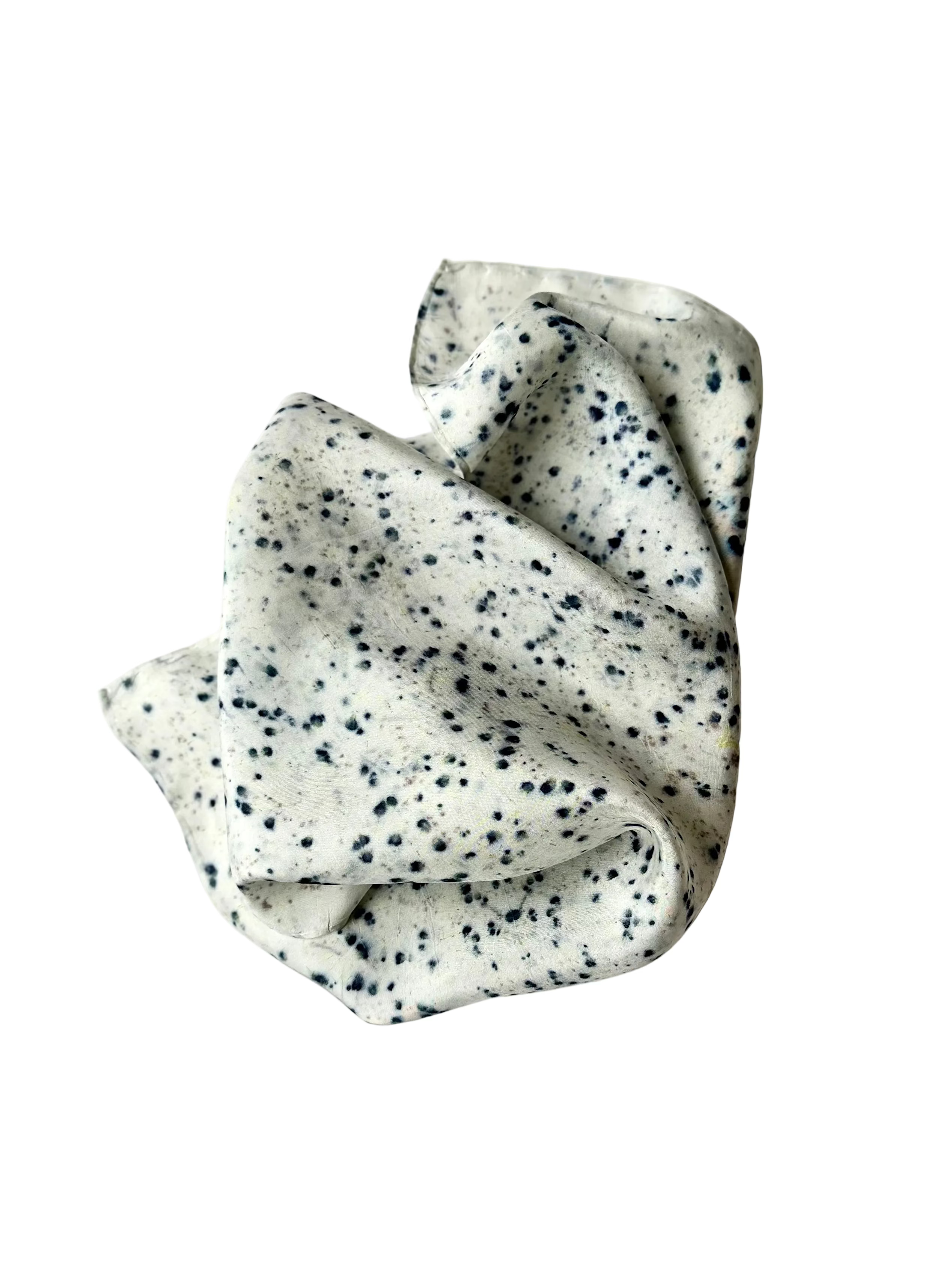 nana #2 _ pañuelo de seda con estampación botánica / 45x45 cm.