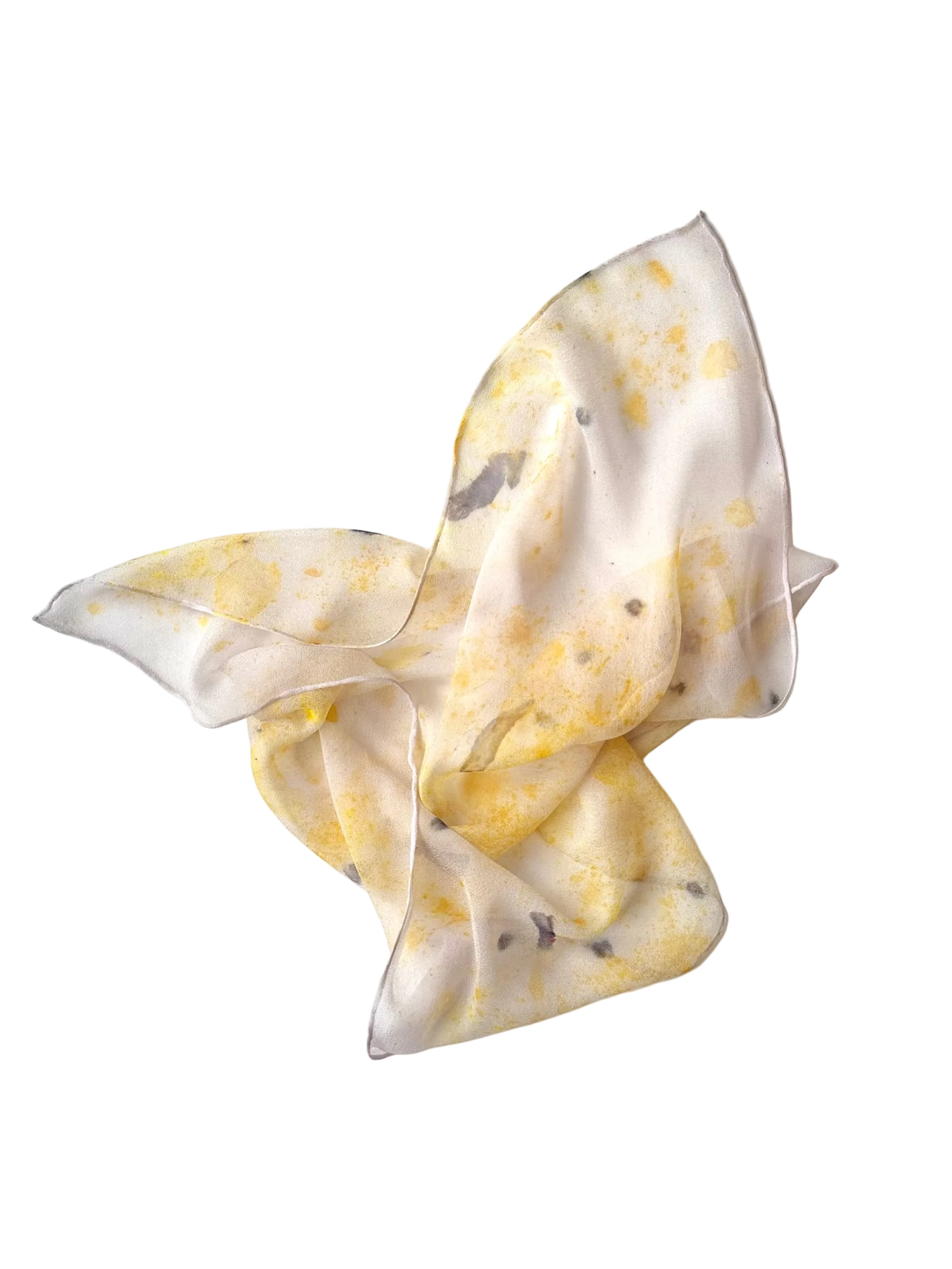 halo #1 _ pañuelo de seda con tinte natural / 50x50 cm.