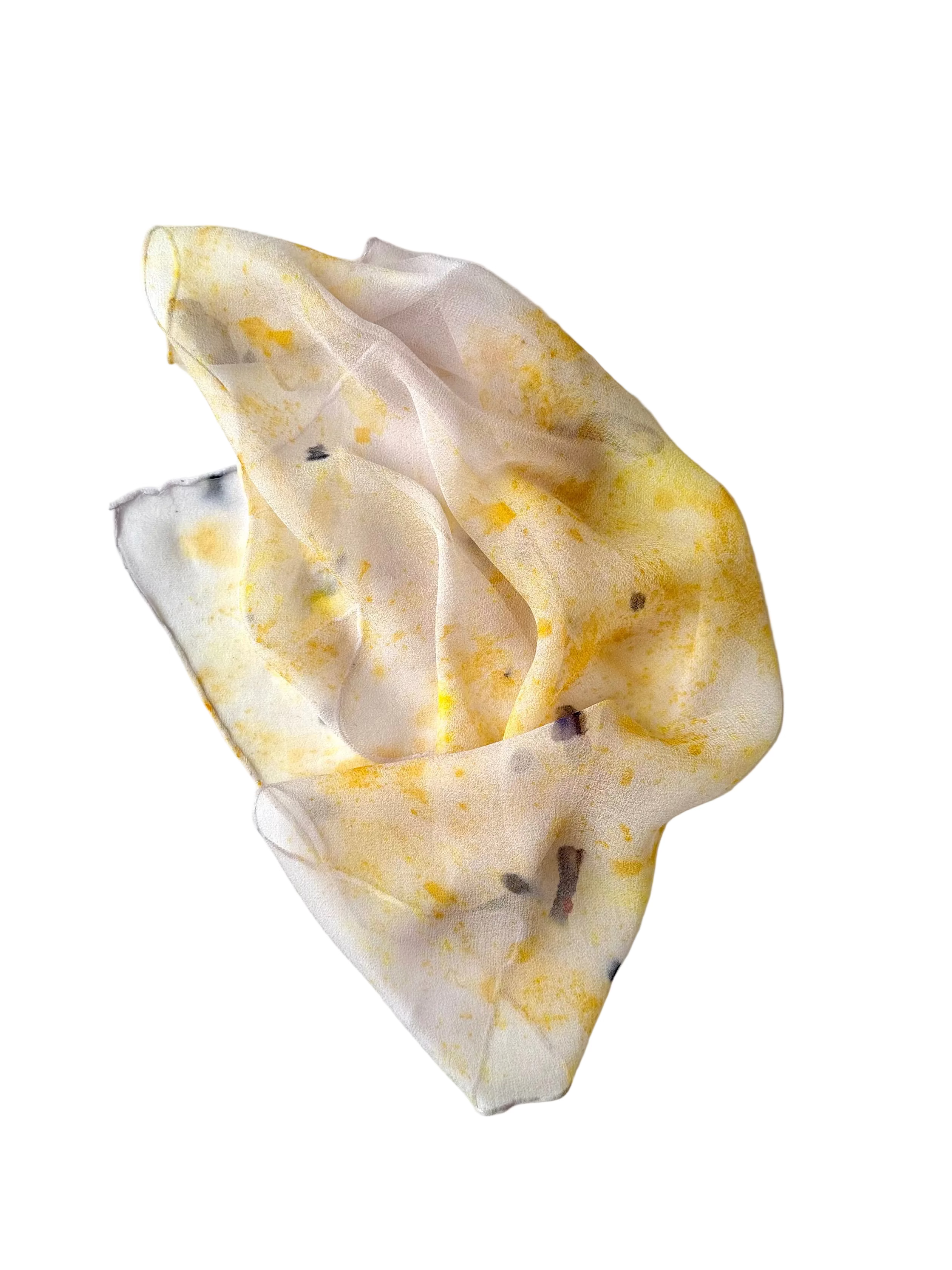 halo #1 _ pañuelo de seda con tinte natural / 50x50 cm.