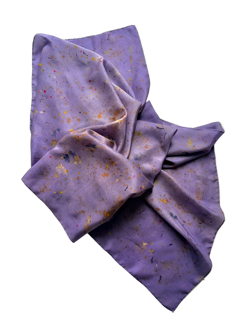 aire #2 _ pañuelo de seda con estampación botánica / 180x45 cm.