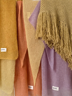 rubia _ echarpe de mohair y seda con tintes naturales _ grande