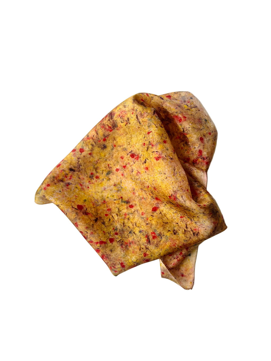 clamor #1 _ pañuelo de seda con estampación botánica / 45x45 cm.