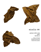 micelio _ pañuelo de seda con estampación botánica / varios modelos