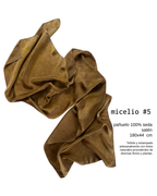 micelio _ pañuelo de seda con estampación botánica / varios modelos