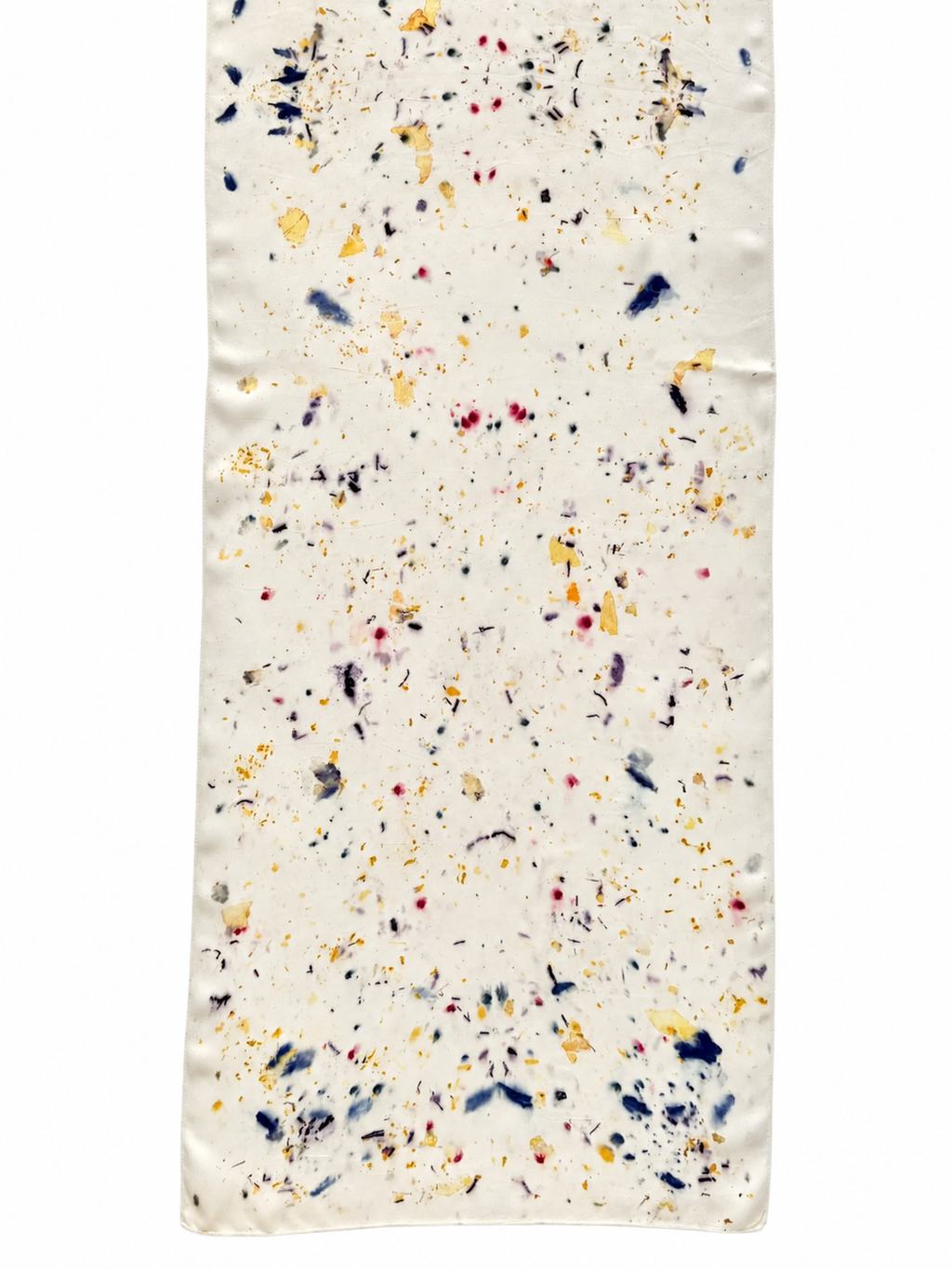 picnic #11 _ pañuelo de seda con estampación botánica / 180x44 cm.