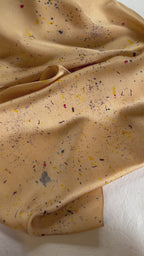 infusión #2 _ pañuelo de seda con estampación botánica / 180x44 cm.